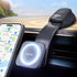 iPhone MagSafe Car Mount Magnetic Phone Holder with Adhesive Suction Base, Fits iPhone 15/14/13/12 and Android