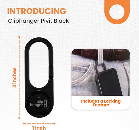 PIVIT - Phone Holder & Finger Grip for Hand, Secure Phone Attachment for Texting, Selfies