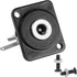 QIANRENON DC 5.5mm x 2.5mm Panel Mount Jack Adapter - 2-Pin High Current Solder Wire Connector