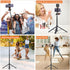 Karlak TP-16 140cm/55in 1/4 Inch Selfie Stick Tod Stand with Flexible Ball Head Phone Holder Screw Connection