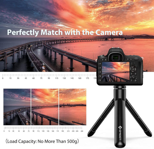 Webcam Tripod, EMEET Professional Mini Tripod, Portable & Lightweight, Adjustable Height, Universal Compatible