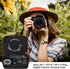 Elonbo Carrying Case for Sony ZV-1 / ZV-1F / ZV-1 II Vlog Digital Camera, Bluetooth Grip Accessory, Black