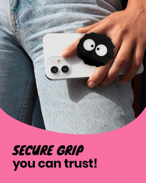 On The Grip Cute Cartoon Briquette Acrylic Multi Functional Collapsible Expandable Mobile Phone Grip & Kickstand