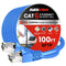 CAT 6 Shielded Ethernet Cable 100 FT, Indoor High-Speed (SFTP) 10Gbps Snagless