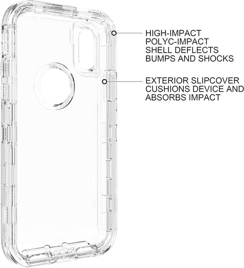 MXX Case for iPhone Xs, Heavy Duty Cover, Shockproof Protection, Hybrid TPU with Hard PC Panel