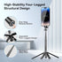 Fourpillars 54" 2 1 Magnetic Phone Tripod, Portable Selfie Stick Tripod for iPhone Magsafe with Rechargeable Remote