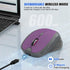 FYBC 3 2.4G Wireless Mouse Jiggler - Ergonomic Bluetooth Mice with Mouse Mover for Keeps Computers Awake, DPI Levels