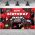 Sumind Video Game Happy Birthday Backdrop Banner for Boys Birthday Party Decorations, 70.8 x 43.3 Inch