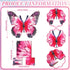 Konohan 12 Pack Wooden Butterfly Cell Phone Stands, Bulk Employee Appreciation & Spring Thank You Gifts, Decorative