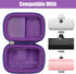 khanka Hard Travel Case Compatible with iWALK Small Portable Charger 3350mAh 4500mAh 4800mAh Ultra-Compact Power Bank, Case Only (Purple)