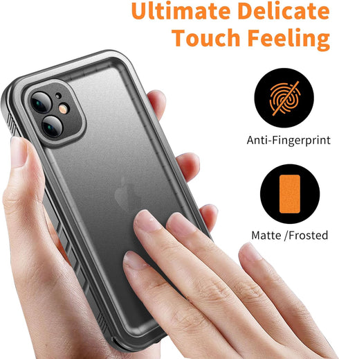 Cozycase Waterproof iPhone 11 Case - Built-in Screen Protector, Full-Body Rugged Bumper, Shockproof and Dustproof