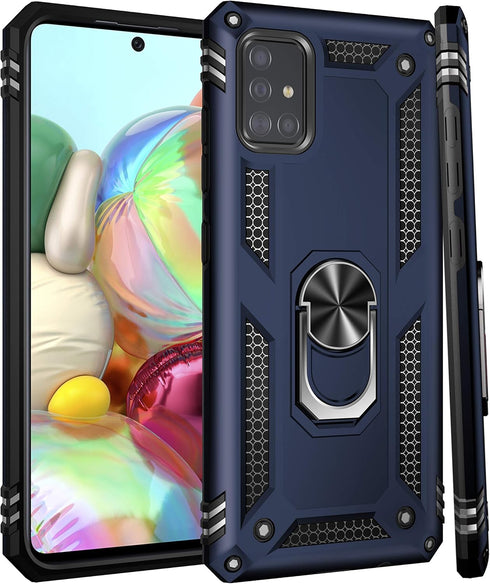 LUMARKE Case for Galaxy A51 4G with Screen Protector, Military Grade Protective Phone Cover, 16ft Drop Tested with
