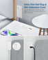 Jgstkcity 45W Recessed Power Strip Socket, Furniture Flush Mount Charging Station, Desk Power Strip with Outlets,USB