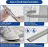 Floor Cord Cover 4ft, Gray Cable Management Cover, Prevent Cable Trips, Wire Protector for Electric Power Cords
