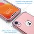 ORETECH iPhone XR Case with 2 x Screen Protectors, 10 Ft Military Grade Drop Test, Rose Gold