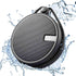 INSMY C12 IPX7 Waterproof Shower Bluetooth Speaker, Portable Small Speaker with Suction Cup, Loud Clear Sound (Black)