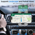 Phone Mount Holder for Car Vent, 2023 Upgraded Aluminum Gravity Car Phone Holder Mount for iPhone 15 Pro Max 14 13