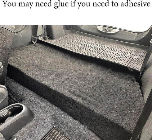 Speaker Box Carpet Fabric Black for Car Trunk Subwoofer Interior Cover Roll - 47 X 65 in