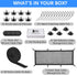 Cable Management Net Under Desk Kit, ZZM Privacy Mesh Wire Manager, Large Capacity Cord Organizer Net for Office, Home,