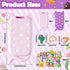 JelaDynore 2Pcs Cat Silicone Case for Touchland Hand Sanitizer Spray - Protective Holder with Charm Compatible