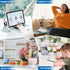 JTEMAN Portable Phone Stand with Speaker Bluetooth Wireless,Gifts for Men Women,Birthday for Women,Kitchen Gadgets