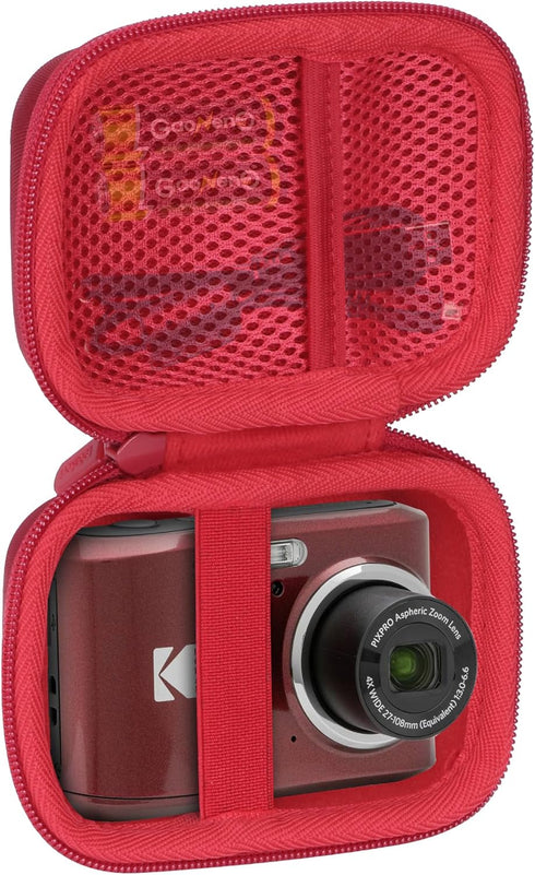 Storage Case for KODAK PIXPRO FZ45 FZ55 16MP Digital Camera (Red)