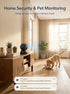 YYSY 2K 2.4/5GHz 360 Indoor Security Camera for Home Security, Dual-Band WiFi Baby Monitor with Phone App, PTZ Dog