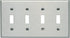 Leviton 84012 SS WP 4G TGL Standard Size