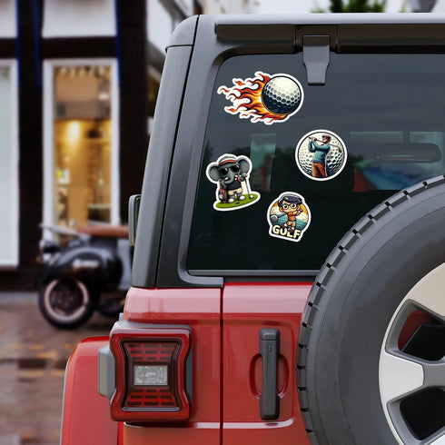 50 PCS Golf Stickers, Waterproof Vinyl Decals for Golfer Adults, Sports Lovers, Decorative Scrapbooking
