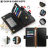 Antsturdy Wallet Case for iPhone 15 Pro Max, RFID Blocking PU Leather Crossbody Phone Case with Zipper Wrist Strap,