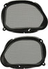 Hogtunes 57 MESH Front Speaker Grills (2 Pack), Fits 1998-2013 Harley-Davidson Road Glide Models