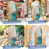 Jnbasdffb 6.6 Colorful Ship Wedding Arch Cover,Stretchy Spandex Arch Backdrop Stand Covers FT,Modern Abstract Art Ombre