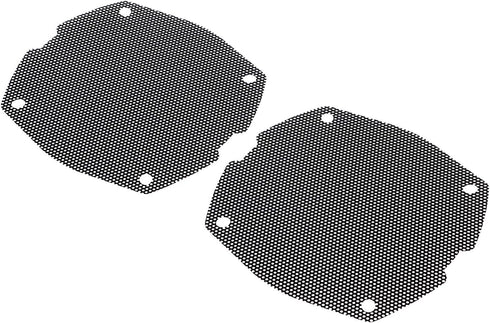 Replacement Front Mesh Speaker Grill Cover for Harley Touring Electra Glide FLHT, Street Glide FLHX 1996-2013