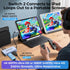 Guermok 4K@60FPS 2K@144FPS 3.0 4K60 3.5mm 2/1, PS5/4, Capture Card for Streaming, USB HDMI to USBC Camera Video