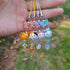 Cute Lazy Cat Phone Charm with Bow, Flower, Fish, Butterfly Beaded Aesthetic Keychain Accessories