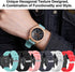 Chofit Silicone Bands for Garmin Vivoactive 6/5, Forerunner 55/165/165 Music, Adjustable Replacement Strap Wristbands