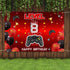 Level 8 Unlocked Backdrop Banner Decorations - Video Game Happy 8th Birthday for Boys Kids
