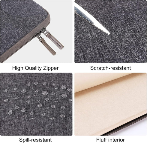 DOMISO 15.6 inch Laptop Sleeve Case Waterproof Carrying Bag for 15.6" Notebook/Yoga 730 IdeaPad 530S ThinkPad