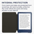kwmobile (2022/2024) Cover Compatible with Amazon Kindle Cover - eReader Case - Dandelion Love Grey