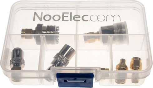 SMA Adapter Connectivity Kit with 8 Adapters for NESDR (RTL-SDR) SMA Radios and Case