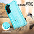 URBANITE Military Grade Case for Samsung Galaxy S22 Plus 5G, Dual Layer Shockproof Cover with Screen Protector (Sky