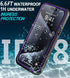 iPhone 15 Pro Max Case Waterproof, Built-in Screen Protection, IP68 Underwater, Military Dropproof, Purple