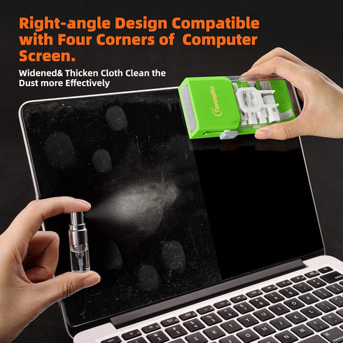 Laptop Screen Keyboard Cleaner Kit, Electronics Cleaning Tool for MacBook, iPad, iPhone, Light Green Brush