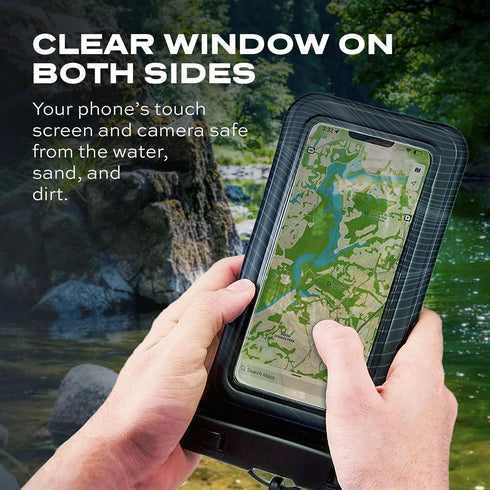 STATIK MarCase Waterproof Phone Pouch - IPX8 Floating Bag with Light Reflective Stripes for Easy Retrieval