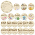 Threetols 11PCS Wooden Baby Monthly Milestone Cards Sign, Double Sided Newborn Photography Prop