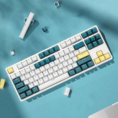 Happy Balls Keycaps Doubleshot PBT Keycap Set for 61 63 64 66 68 84 87 96 100 104 108 MX Switches Mechanical Keyboards
