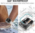 Ultra Look - Fullife 2 in 1 Compatible with Apple Watch Case Series 6 44mm, Waterproof Screen Protector, Front & Back