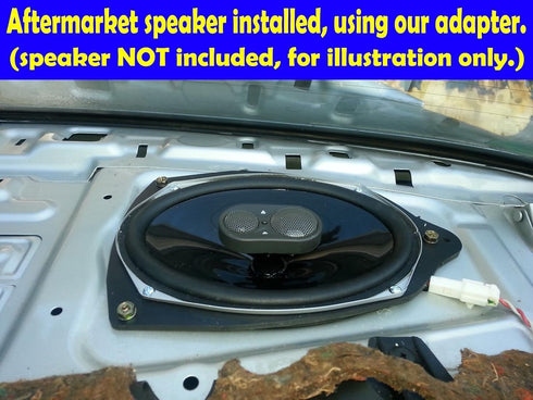 Rear Deck Speaker Adapter Spacer Rings for 1992-2001 Camry 6x9 - SAK007_69-1 Pair