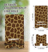 Chic Wooden Phone Holder, Giraffe Pattern Desk Organizer for Smart Phones, Tablets, E-Book for Home & Office