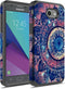 Rosebono J3 Emerge Case, Hybrid Shockproof Graphic Fashion Case for SM-J327 (Mandala)